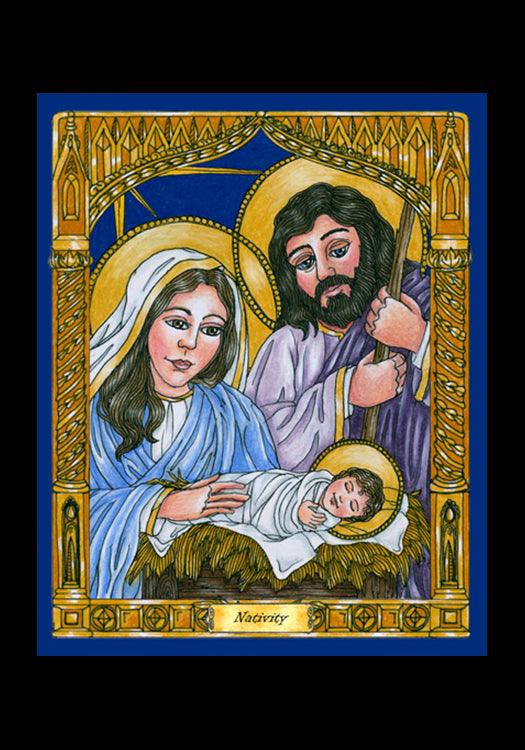 Nativity - Holy Card by Brenda Nippert - Trinity Stores