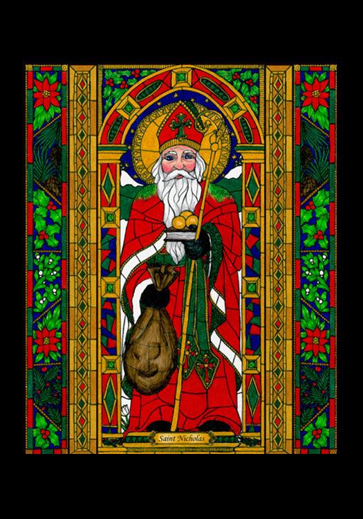 St. Nicholas - Holy Card by Brenda Nippert - Trinity Stores