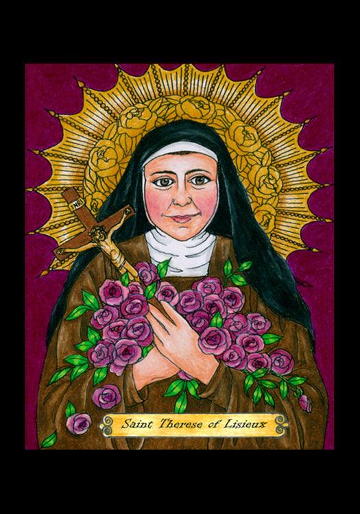 St. Thérèse of Lisieux - Holy Card by Brenda Nippert - Trinity Stores