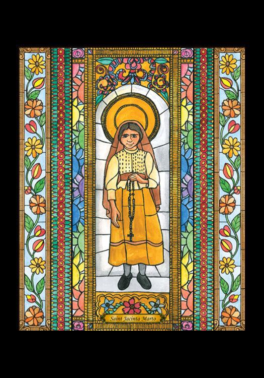 St. Jacinta Marto - Holy Card by Brenda Nippert - Trinity Stores