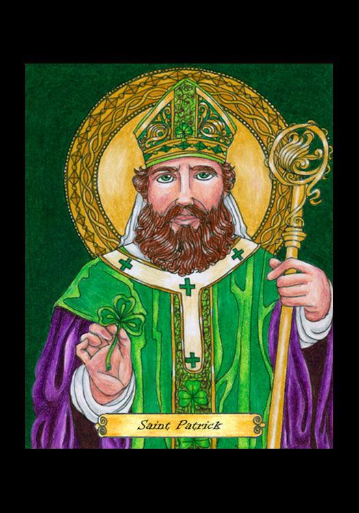 St. Patrick - Holy Card by Brenda Nippert - Trinity Stores
