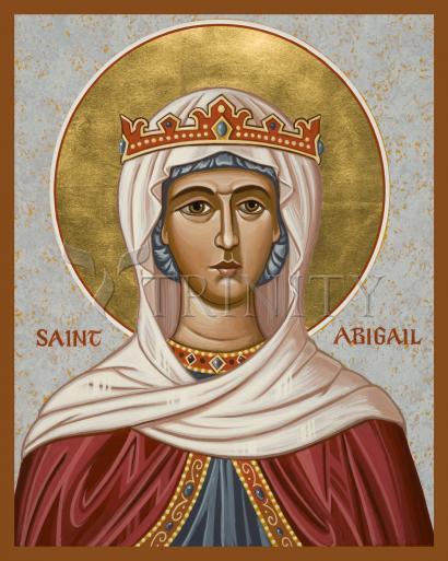 Wall Frame Black, Matted - St. Abigail by Joan Cole - Trinity Stores