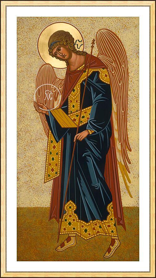 Wall Frame Gold, Matted - St. Gabriel Archangel by Joan Cole - Trinity Stores