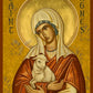 Wall Frame Gold, Matted - St. Agnes by Joan Cole - Trinity Stores