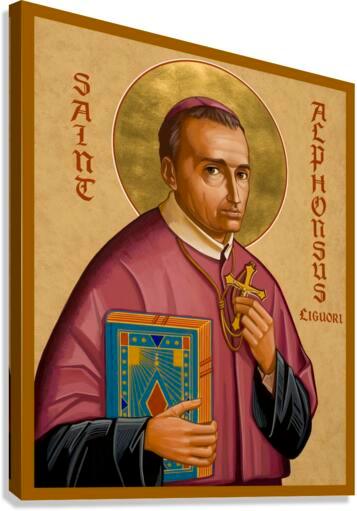 Canvas Print - St. Alphonsus Liguori by Joan Cole - Trinity Stores