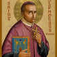 Wall Frame Black, Matted - St. Alphonsus Liguori by Joan Cole - Trinity Stores