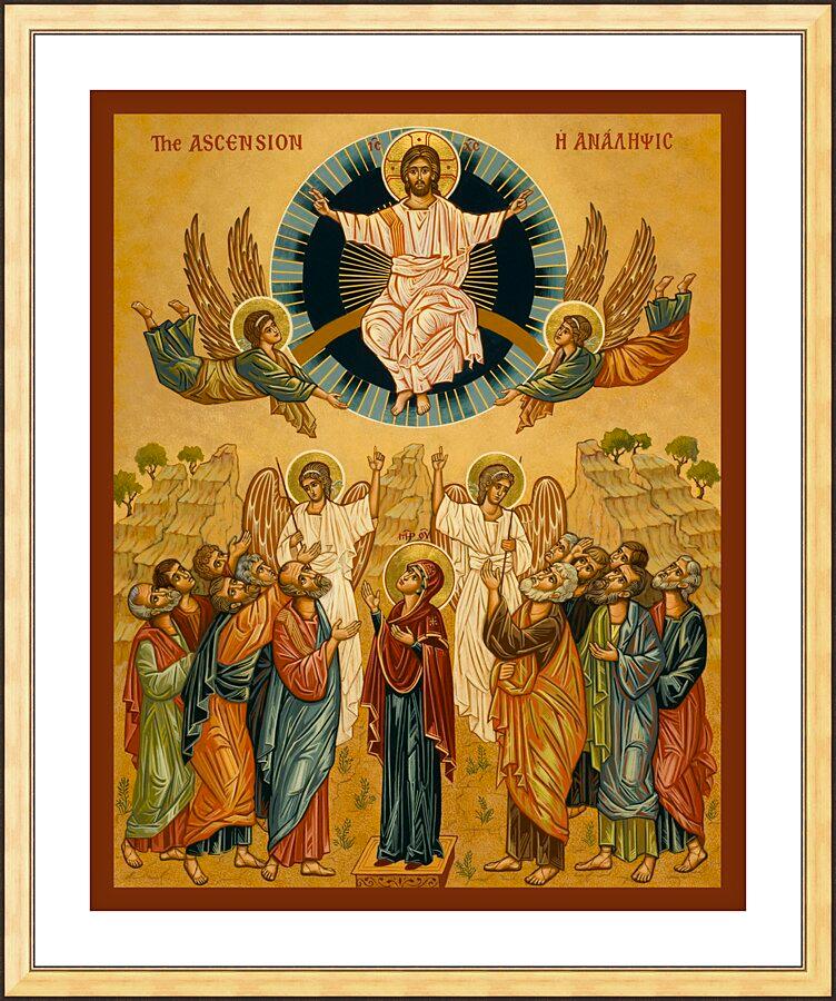 Wall Frame Gold, Matted - Ascension by Joan Cole - Trinity Stores