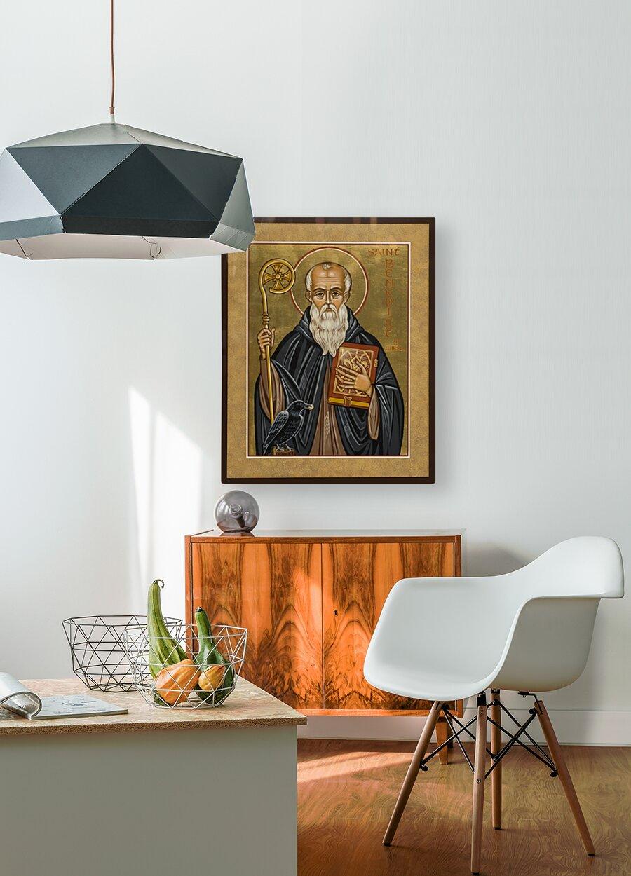 Acrylic Print - St. Benedict of Nursia by Joan Cole - Trinity Stores