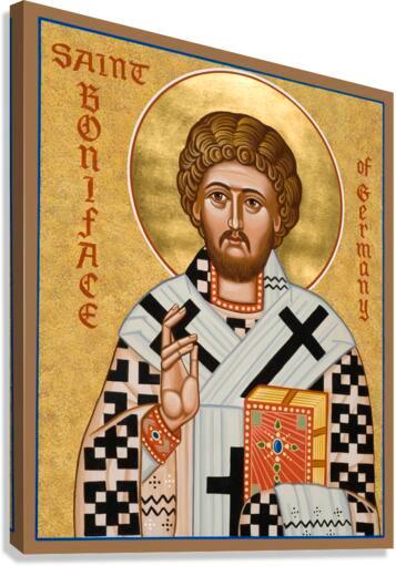 Canvas Print - St. Boniface of Germany by Joan Cole - Trinity Stores