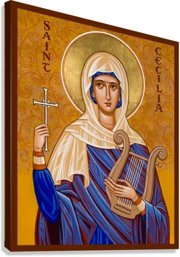 Canvas Print - St. Cecilia by Joan Cole - Trinity Stores
