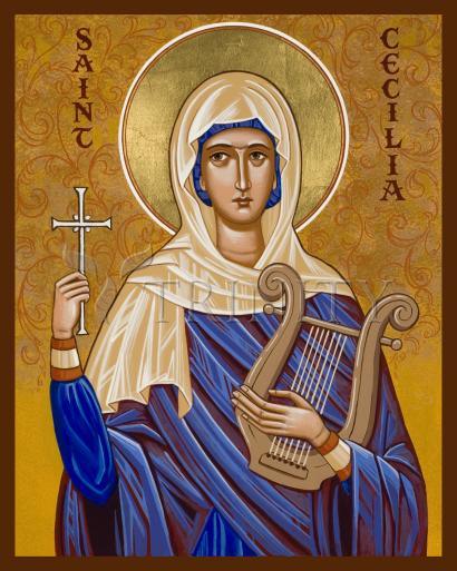Metal Print - St. Cecilia by Joan Cole - Trinity Stores