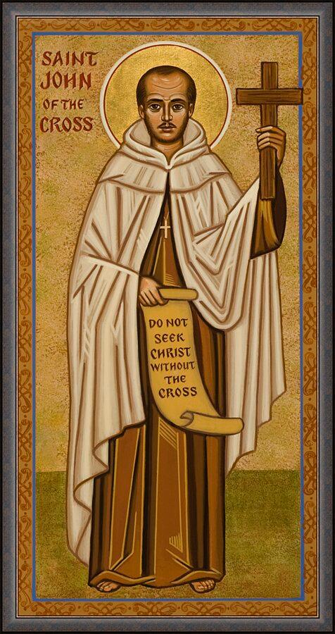 Wall Frame Gold - St. John of the Cross by Joan Cole - Trinity Stores