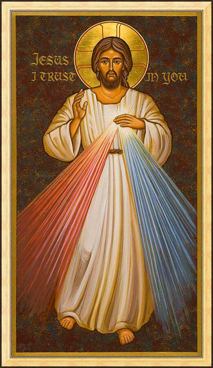 Wall Frame Gold - Divine Mercy by Joan Cole - Trinity Stores