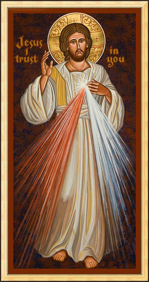 Wall Frame Gold - Divine Mercy by Joan Cole - Trinity Stores