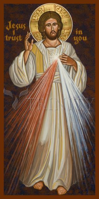 Wall Frame Gold, Matted - Divine Mercy by Joan Cole - Trinity Stores