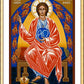 Wall Frame Gold, Matted - God Almighty Father by Joan Cole - Trinity Stores