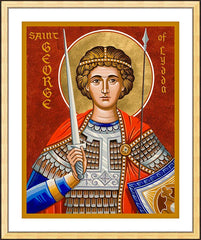Wall Frame Gold - St. George of Lydda by J. Cole