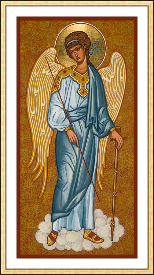 Wall Frame Gold, Matted - Guardian Angel by Joan Cole - Trinity Stores