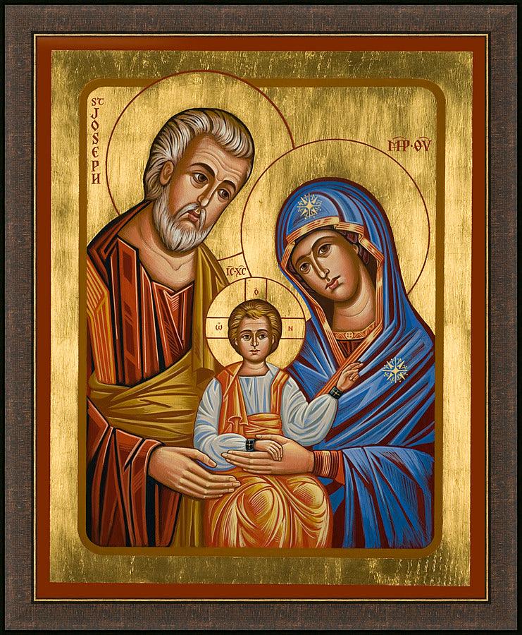 Wall Frame Espresso - Holy Family by Joan Cole - Trinity Stores