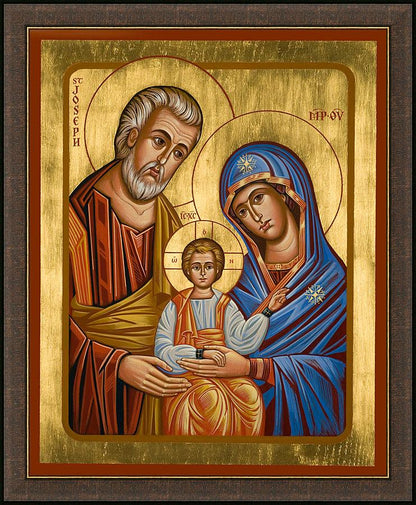 Wall Frame Espresso - Holy Family by Joan Cole - Trinity Stores