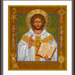 Wall Frame Espresso, Matted - Jesus Christ - Eternal High Priest by Joan Cole - Trinity Stores