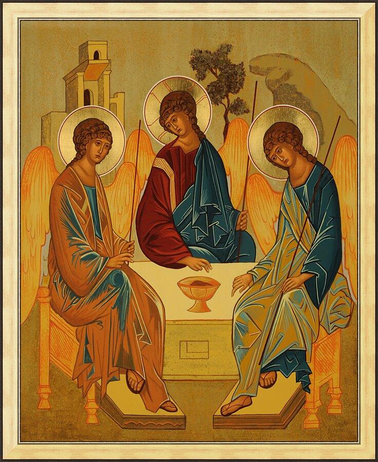 Wall Frame Gold - Holy Trinity by Joan Cole - Trinity Stores