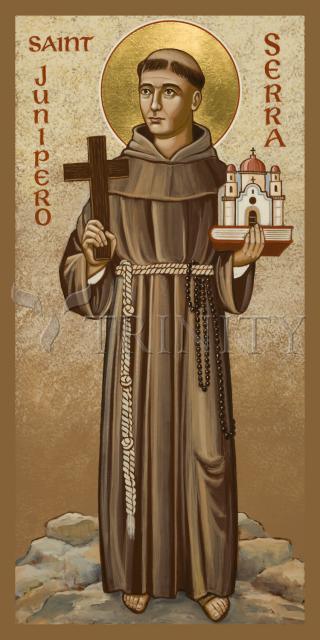 Canvas Print - St. Junipero Serra by Joan Cole - Trinity Stores