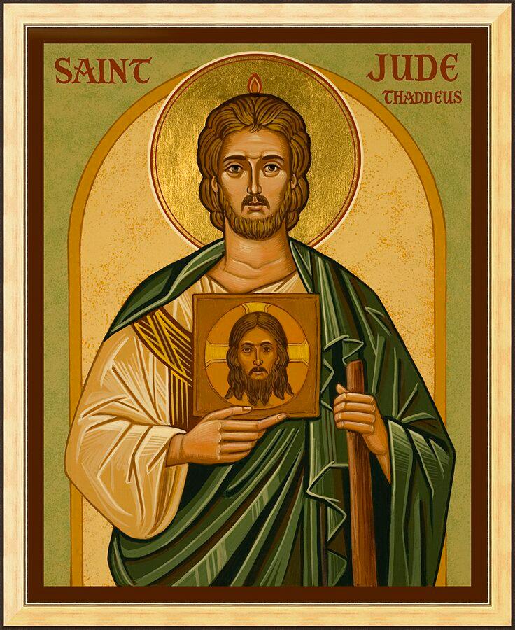 Wall Frame Gold - St. Jude by Joan Cole - Trinity Stores