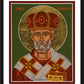 Wall Frame Black, Matted - St. Nicholas by Joan Cole - Trinity Stores