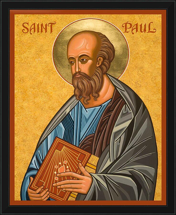 Wall Frame Black - St. Paul by Joan Cole - Trinity Stores