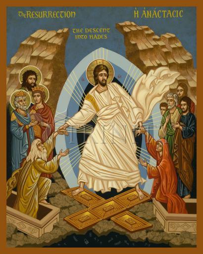 Canvas Print - Resurrection - Descent into Hades by Joan Cole - Trinity Stores