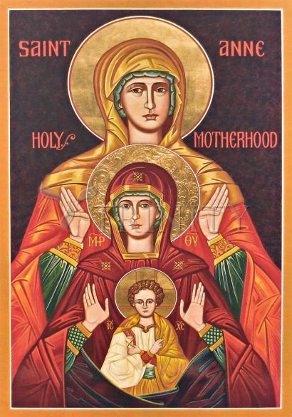 Wall Frame Espresso, Matted - St. Anne by Joan Cole - Trinity Stores
