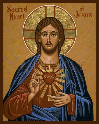 Metal Print - Sacred Heart by Joan Cole - Trinity Stores