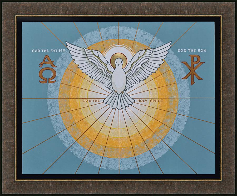 Wall Frame Espresso - Holy Spirit by Joan Cole - Trinity Stores