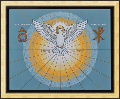 Wall Frame Gold - Holy Spirit by Joan Cole - Trinity Stores