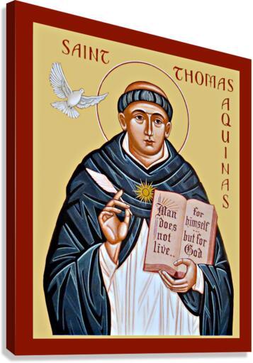 Canvas Print - St. Thomas Aquinas by Joan Cole - Trinity Stores