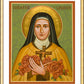 Wall Frame Gold, Matted - St. Thérèse of Lisieux by Joan Cole - Trinity Stores