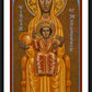 Wall Frame Black, Matted - Virgin of Montserrat - Black Madonna by Joan Cole - Trinity Stores