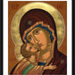 Wall Frame Black, Matted - Virgin of Vladimir by Joan Cole - Trinity Stores