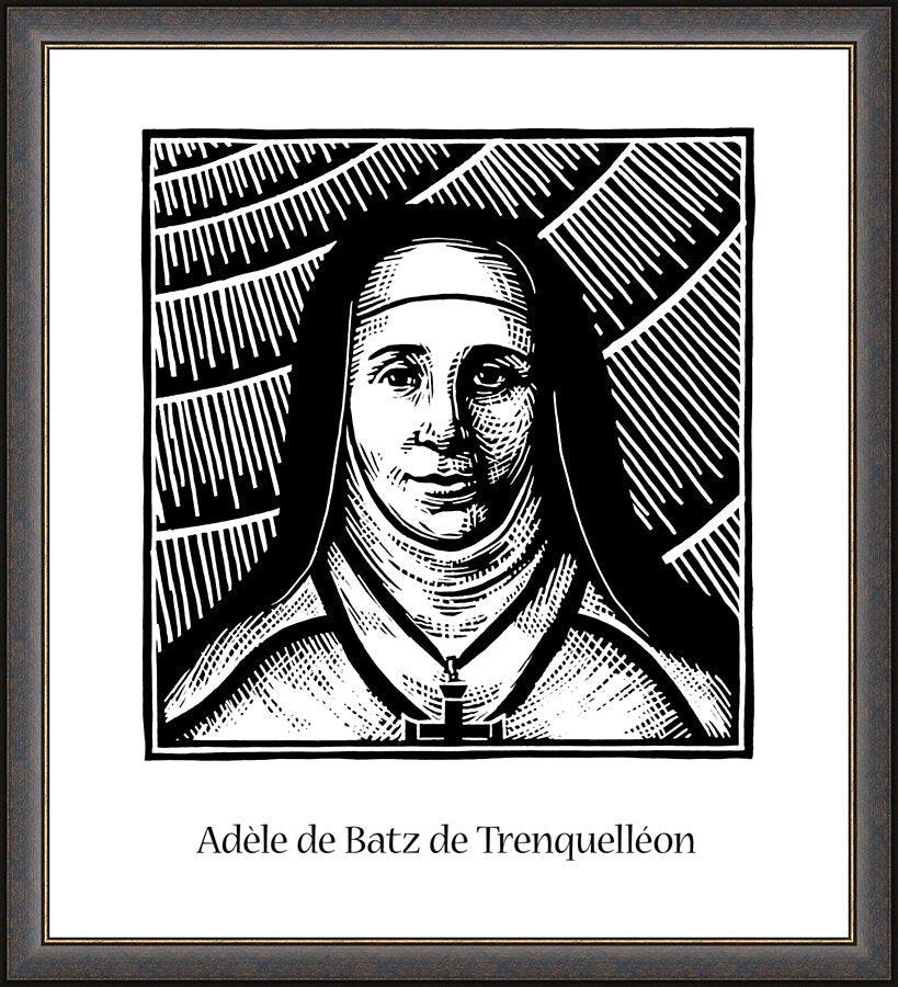 Wall Frame Espresso - Bl. Adèle de Batz de Trenquelléon by Julie Lonneman - Trinity Stores