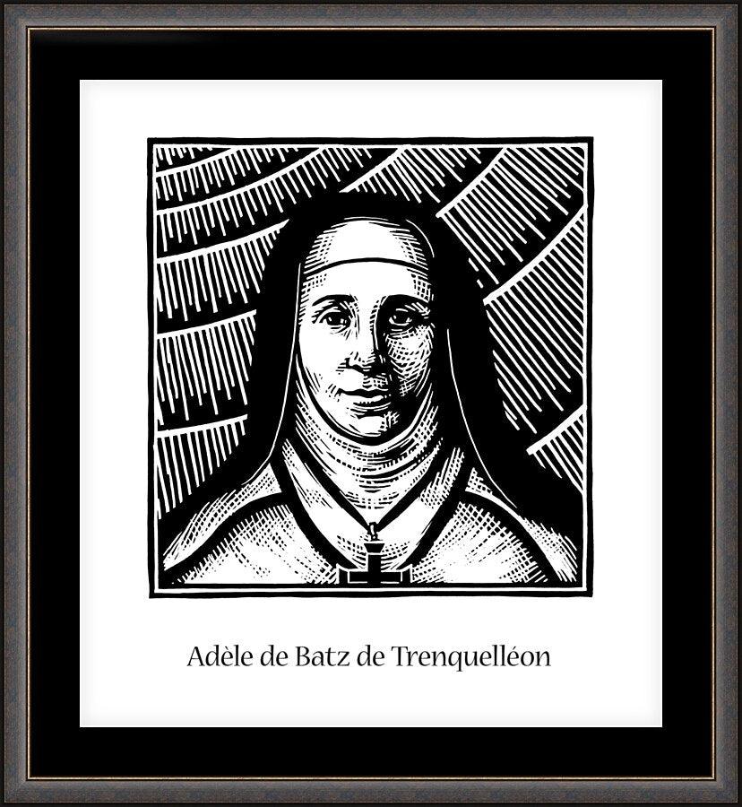 Wall Frame Espresso, Matted - Bl. Adèle de Batz de Trenquelléon by Julie Lonneman - Trinity Stores