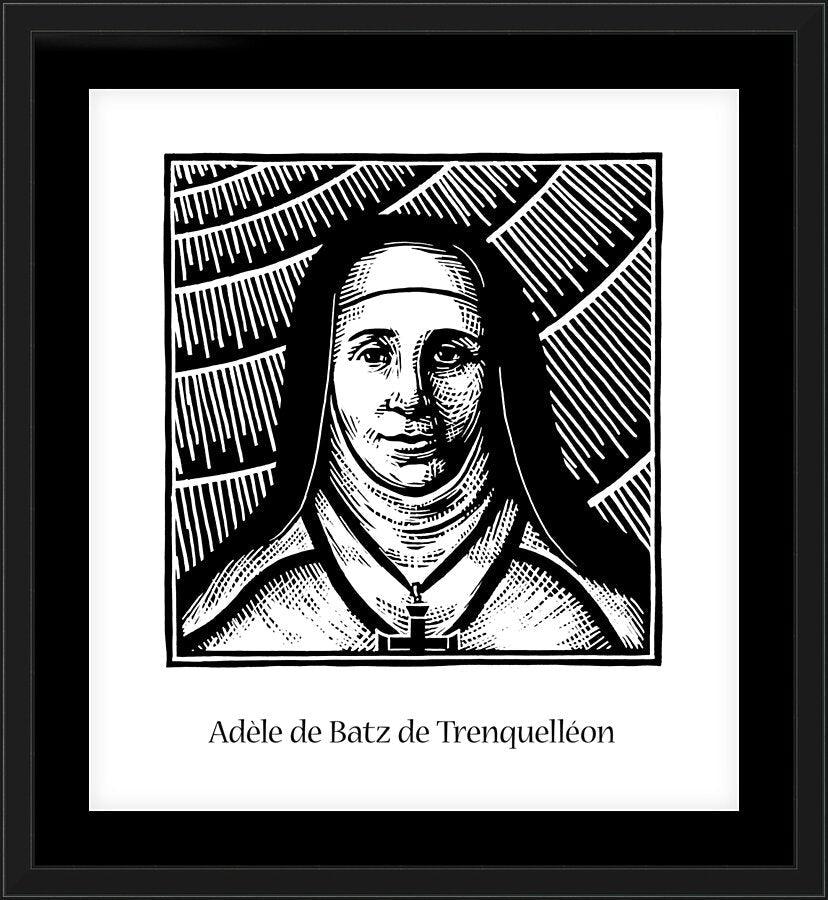 Wall Frame Black, Matted - Bl. Adèle de Batz de Trenquelléon by Julie Lonneman - Trinity Stores