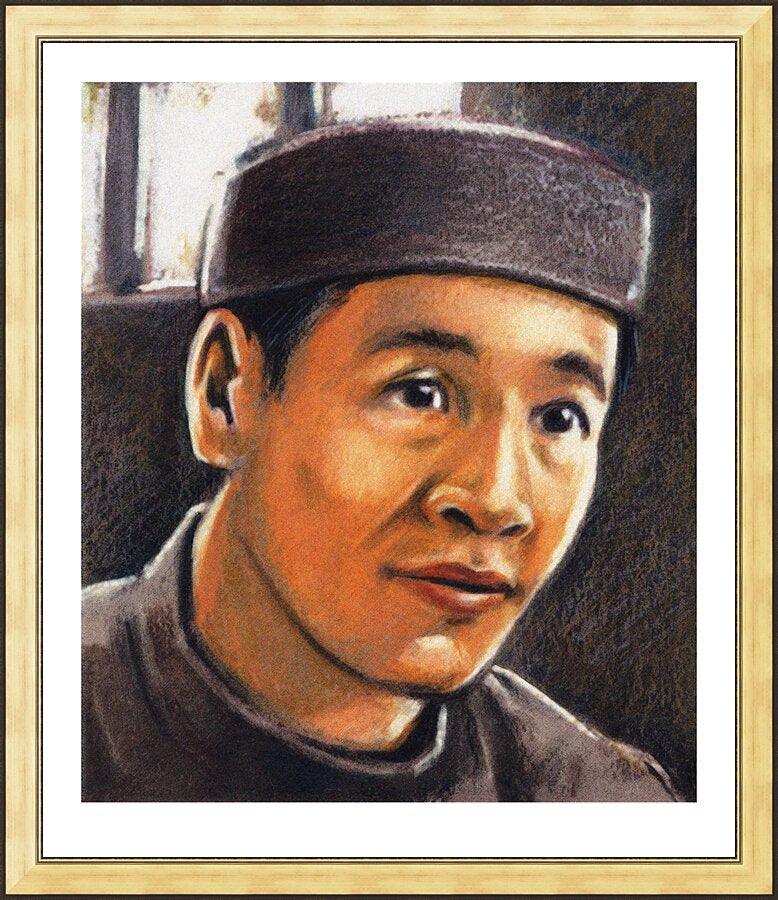 Wall Frame Gold - St. Andrew Dung-Lac by Julie Lonneman - Trinity Stores