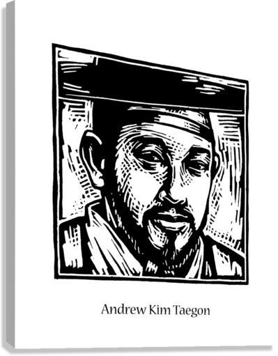 Canvas Print - St. Andrew Kim Taegon by Julie Lonneman - Trinity Stores