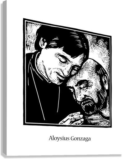 Canvas Print - St. Aloysius Gonzaga by Julie Lonneman - Trinity Stores