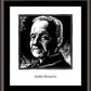 Wall Frame Espresso, Matted - St. André Bessette by Julie Lonneman - Trinity Stores