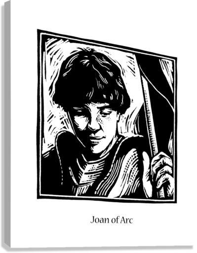 Canvas Print - St. Joan of Arc by Julie Lonneman - Trinity Stores