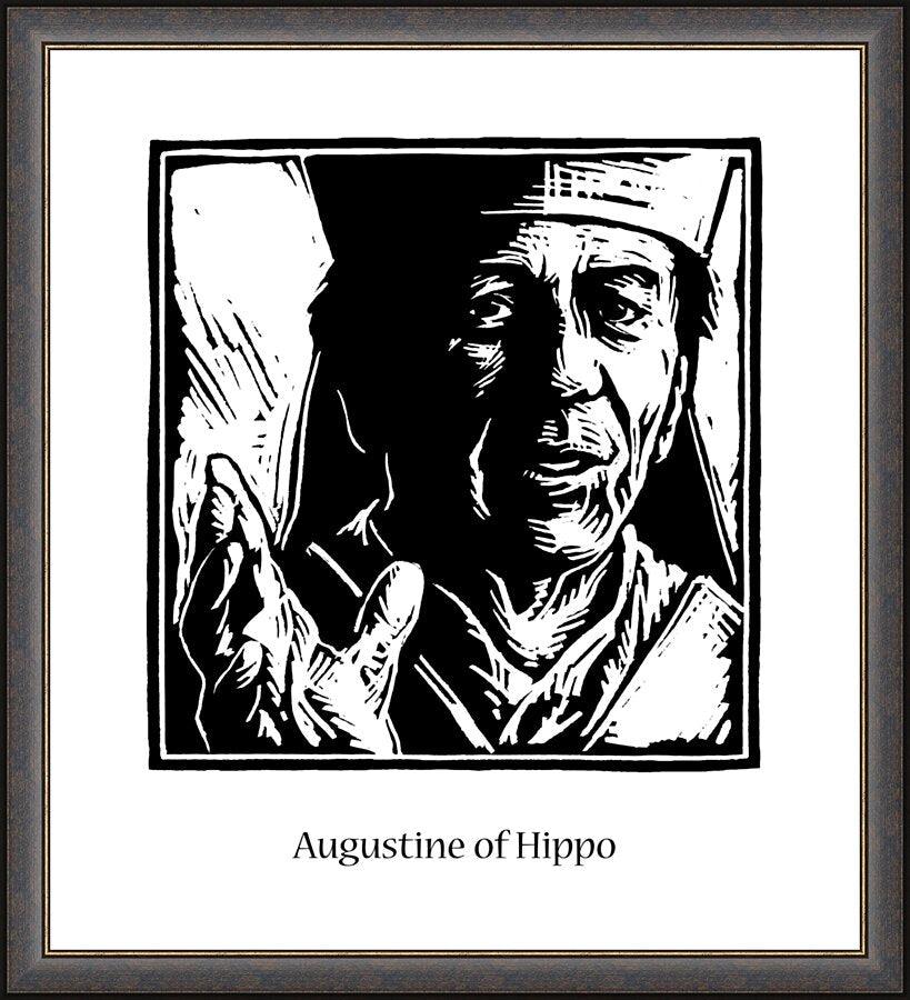 Wall Frame Espresso - St. Augustine by Julie Lonneman - Trinity Stores