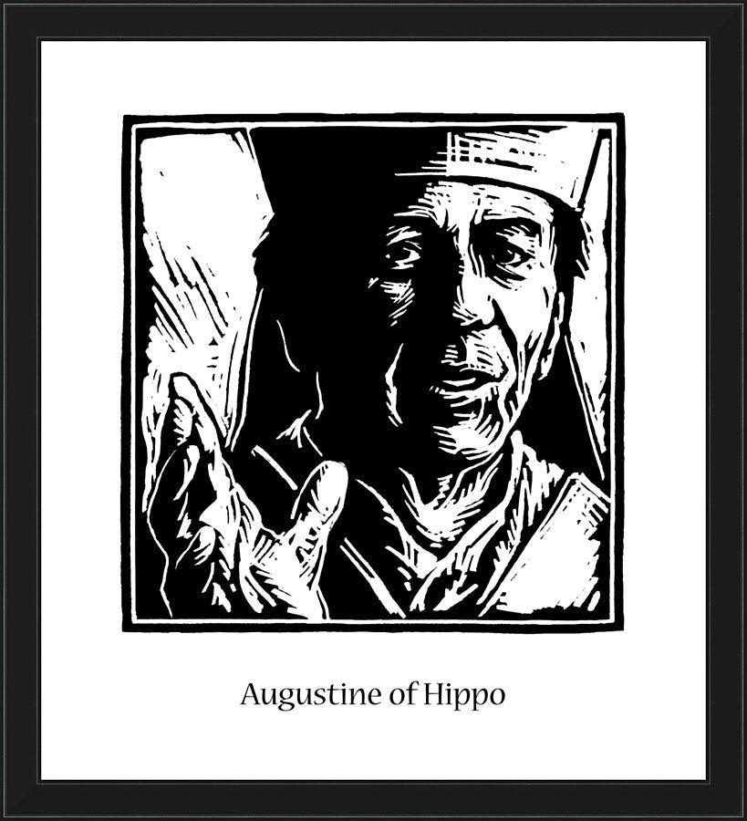 Wall Frame Black - St. Augustine by Julie Lonneman - Trinity Stores