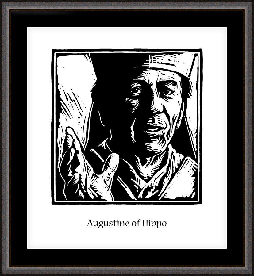 Wall Frame Espresso, Matted - St. Augustine by Julie Lonneman - Trinity Stores